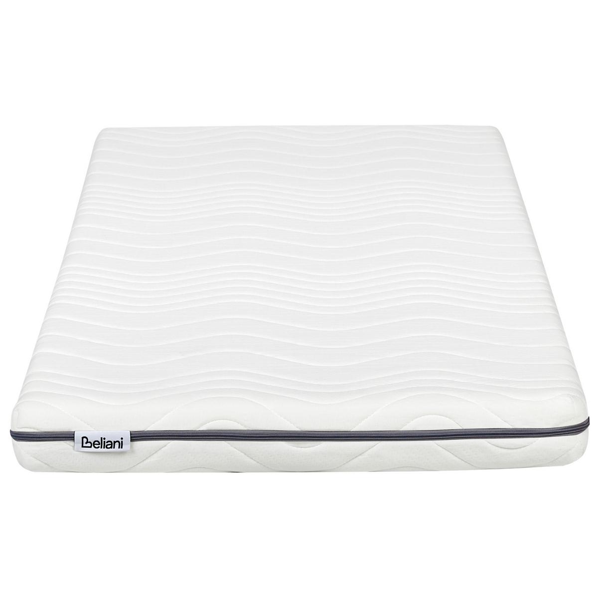 MEMORY-SCHAUMMATRATZE H2/3 Mittel 80/200 cm Petite - Weiß, Textil (80/200cm) - Beliani