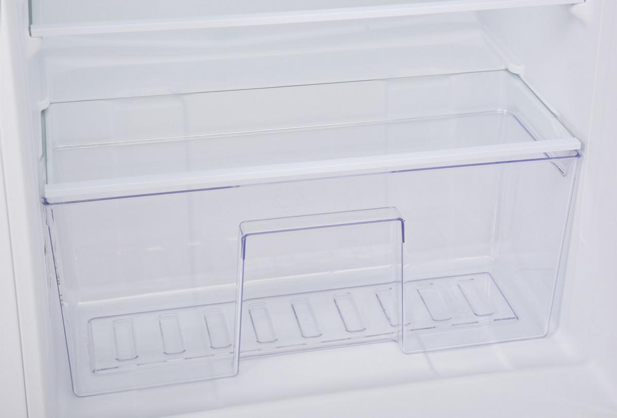KÜHLSCHRANK Einbau, mit Gefrierfach, 122cm Nische, Schlepptür-Technik, 187 Liter Nutzinhalt - Weiß, Glas/Kunststoff (54/122.5/54.5cm) - Telefunken