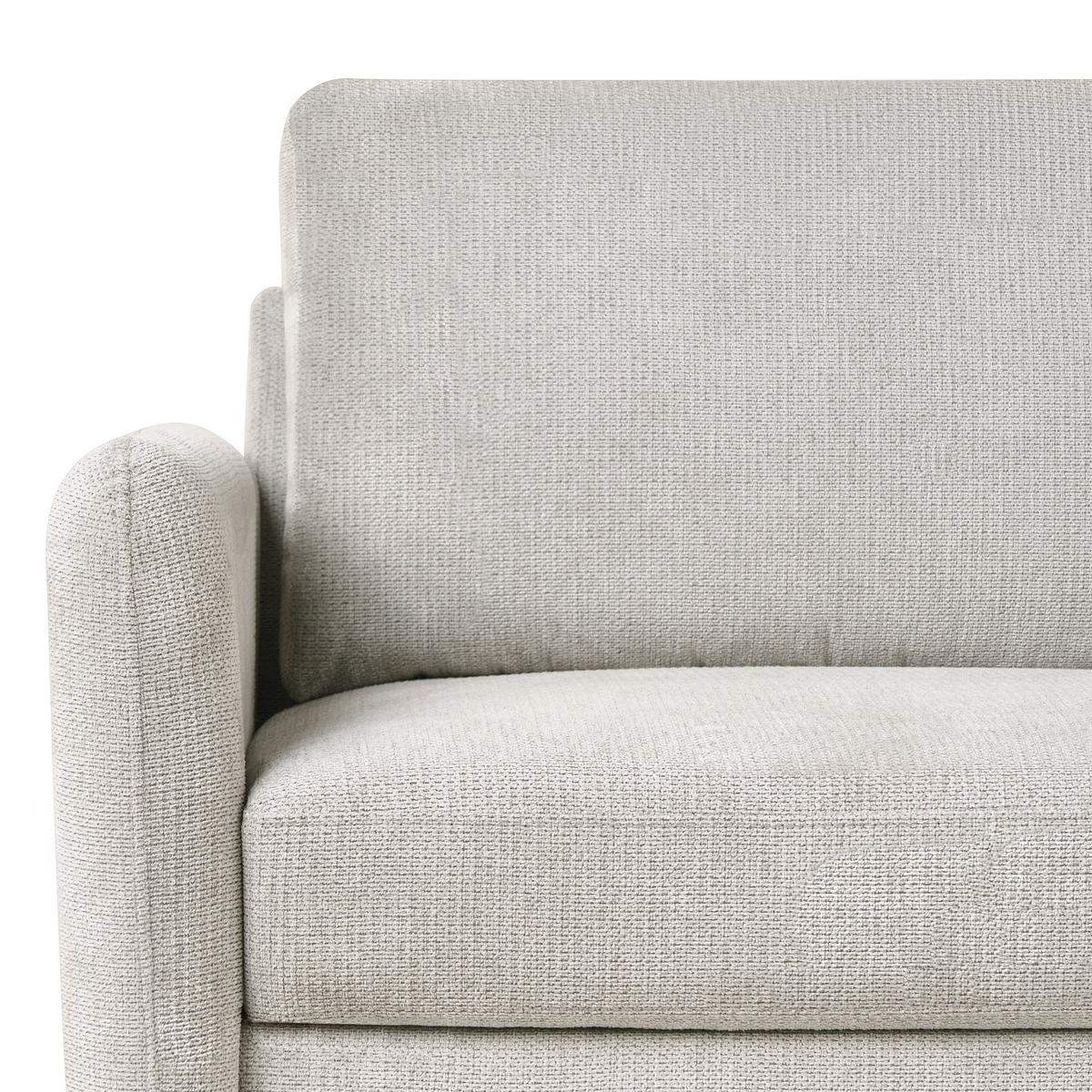 3-SITZER-SOFA Stoff Grau Mare - Grau, Textil (184/88/77cm) - Beliani