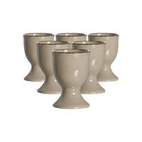 EIERBECHER Casa Grau ø 5 cm 6er Set - Grau, Keramik (5/7/5cm) - Ritzenhoff Breker