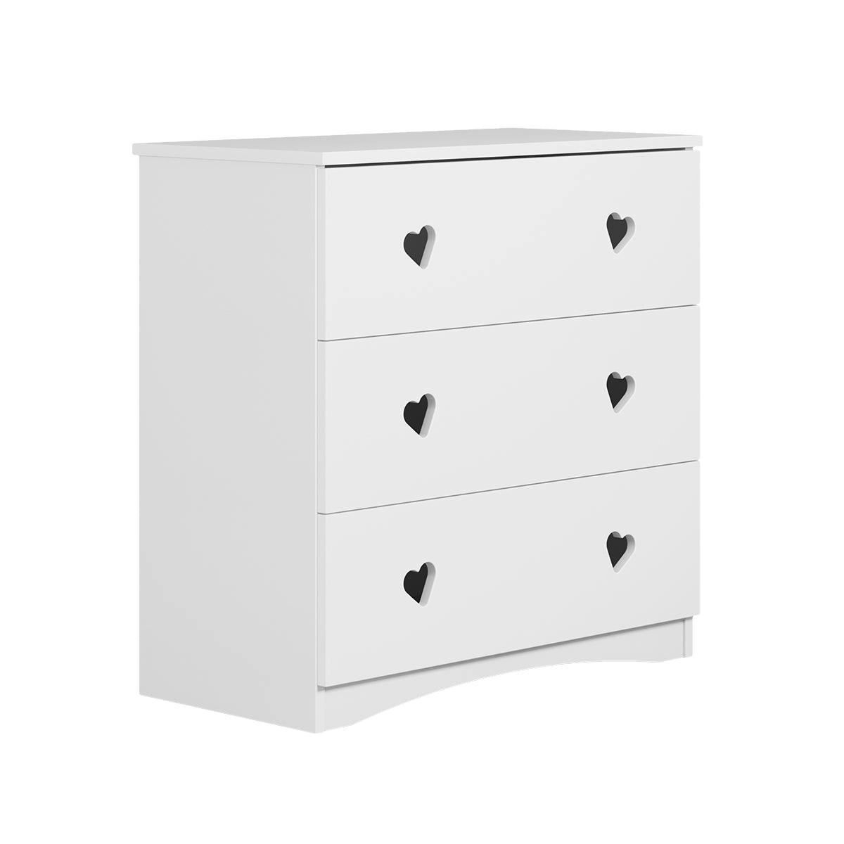 KINDERKOMMODE Weiß - Weiß, Holzwerkstoff (81/80/42cm) - Petits-meubles