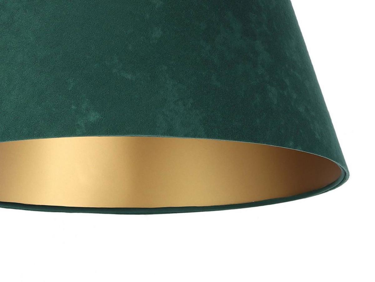 HÄNGELEUCHTE Grün 50/27 cm - Goldfarben/Grün, Kunststoff (50/1.3/27cm) - ONZENO