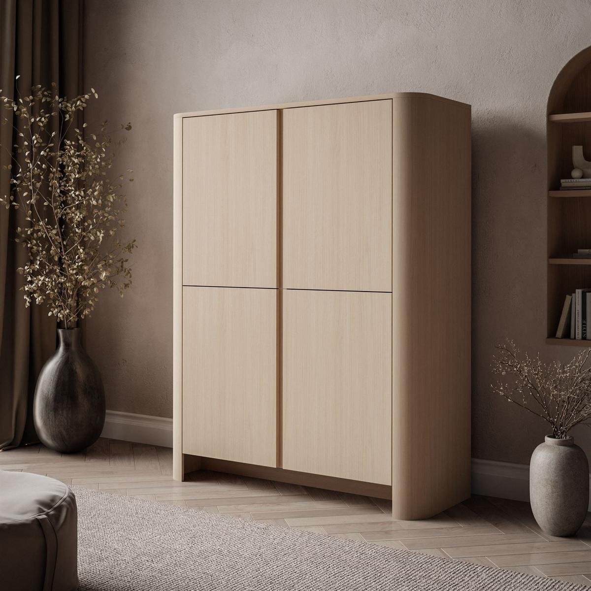 KOMMODE DESTINY II K-103 - Eichefarben, Holzwerkstoff (103/132/39cm) - Lookway