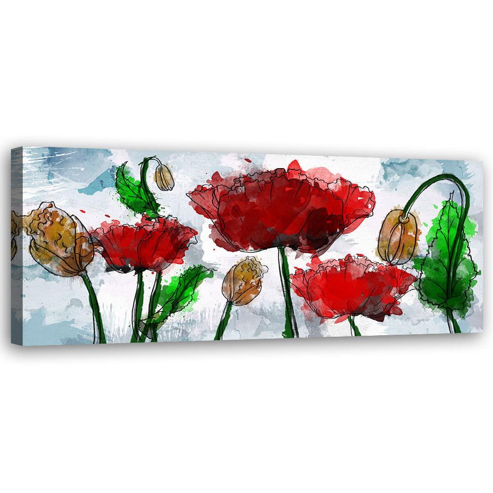 KUNSTDRUCK Bunt 120/40 cm - Multicolor, Textil (120/40cm) - KUNSTLOFT
