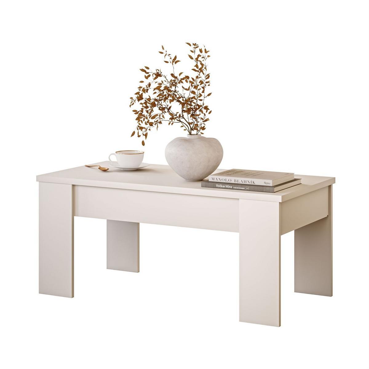 COUCHTISCH APERTO ausklappbar - Kaschmir, Holzwerkstoff (50/100/45cm) - Lookway