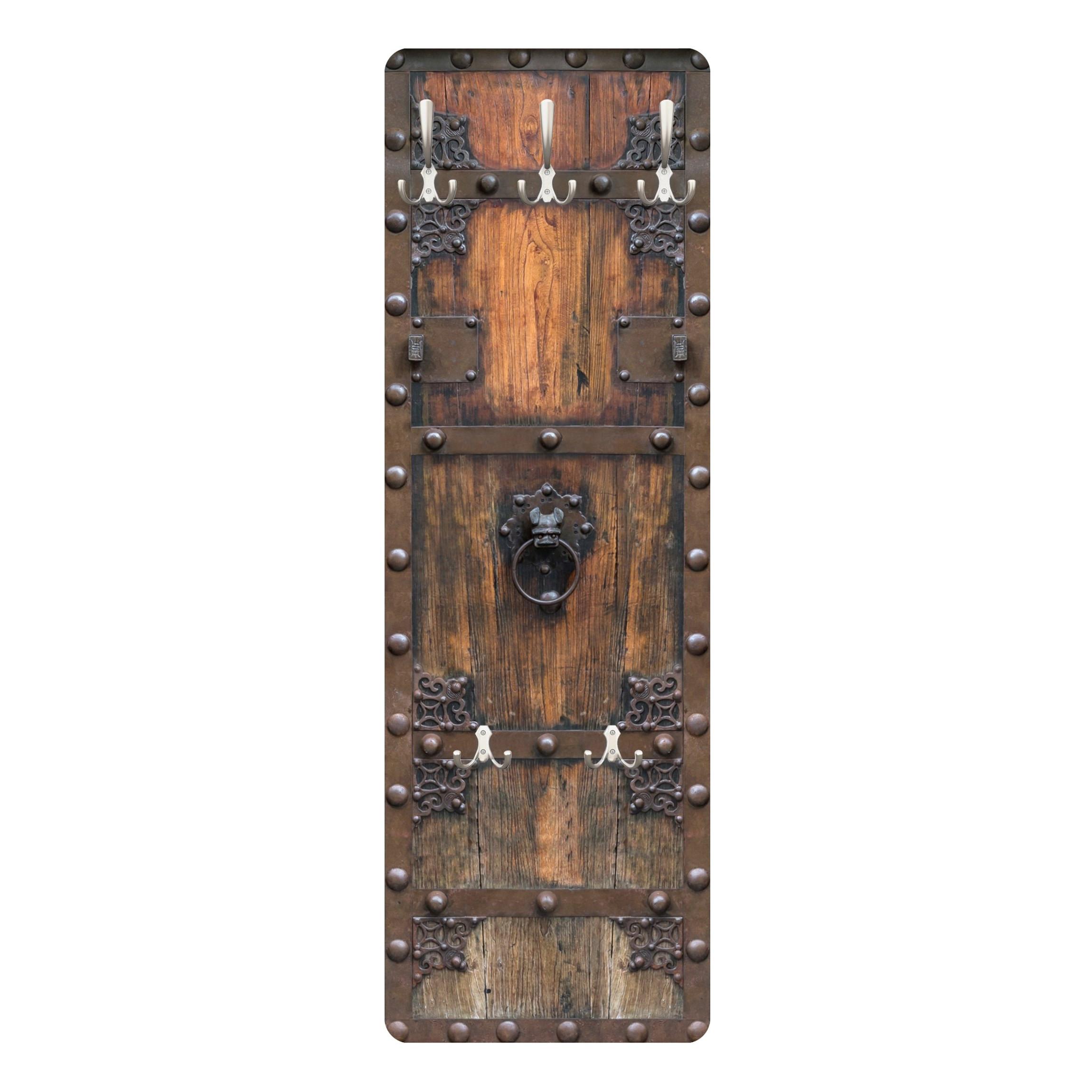WANDGARDEROBE - Historische Holztür 34/105 cm - Braun, Holzwerkstoff (34/105/1.6cm) - Bilderwelten