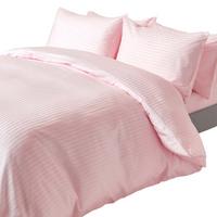 BETTWÄSCHE Damast Fadendichte 330 - Rosa, Textil (260/220cm) - Homescapes