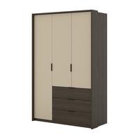 DREHTÜRENSCHRANK MOLAVO 139/217/63 cm 3-türig Eiche Dunin - Eichefarben, Holzwerkstoff (139/217/63cm) - MASSENO