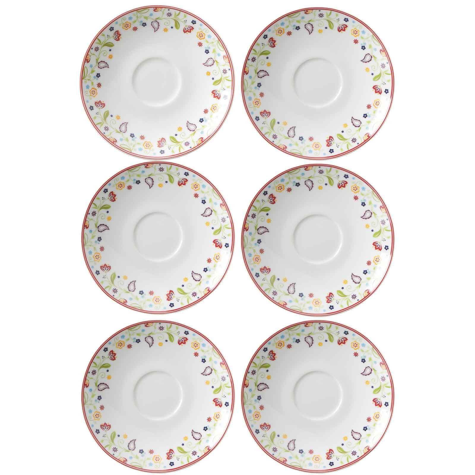 ESPRESSOUNTERTASSEN Shanti bunt ø 12.0 cm 6er Set - Multicolor, Keramik (12cm) - Ritzenhoff Breker