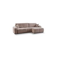 ECKSOFA MALIBU XL 275/150/87 cm Coral 45 - Altrosa, Textil (275/150cm) - Lookway