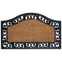 FUSSMATTE Naturfarben 45/75 cm Kokosfasern Pulag - Naturfarben, Textil (45/75cm) - Beliani