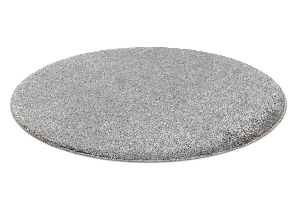 TEPPICH Dywaniki łazienkowe 67 cm - Grau, Textil (67/67cm) - rugsX