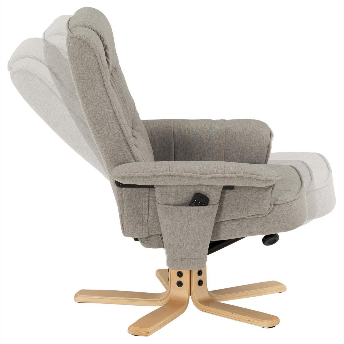 RELAXSESSEL CHARLY grau - Grau, Textil (76/87/61cm) - IDIMEX