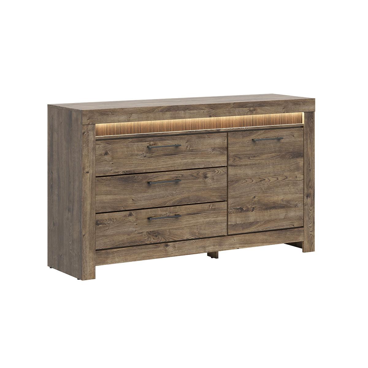 SIDEBOARD Amaury Holz - Braun, Holzwerkstoff (157/93/45cm) - Petits-meubles
