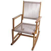 SCHAUKELSTUHL Beige - Beige, Holz (65/102/92cm) - MCW