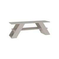 TV-MÖBEL 3 Regale L120 cm - Farfalla - Beige, Holzwerkstoff (33.5/40/12.2cm) - Calicosy