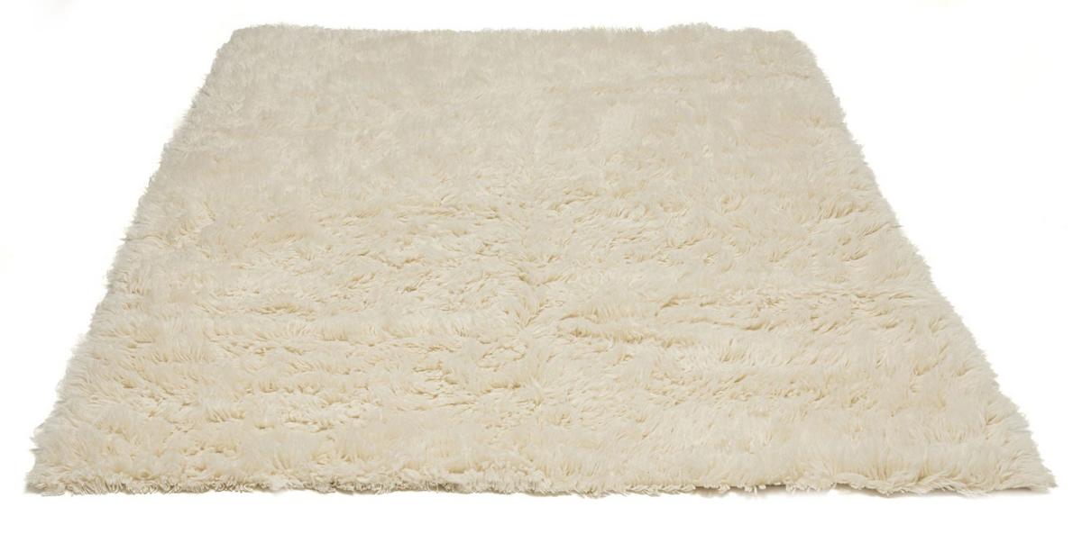 TEPPICH Super Flokati 1400 Naturwollshaggy 100x170 cm - Champagner, Textil (100/170cm) - Rug and Roll