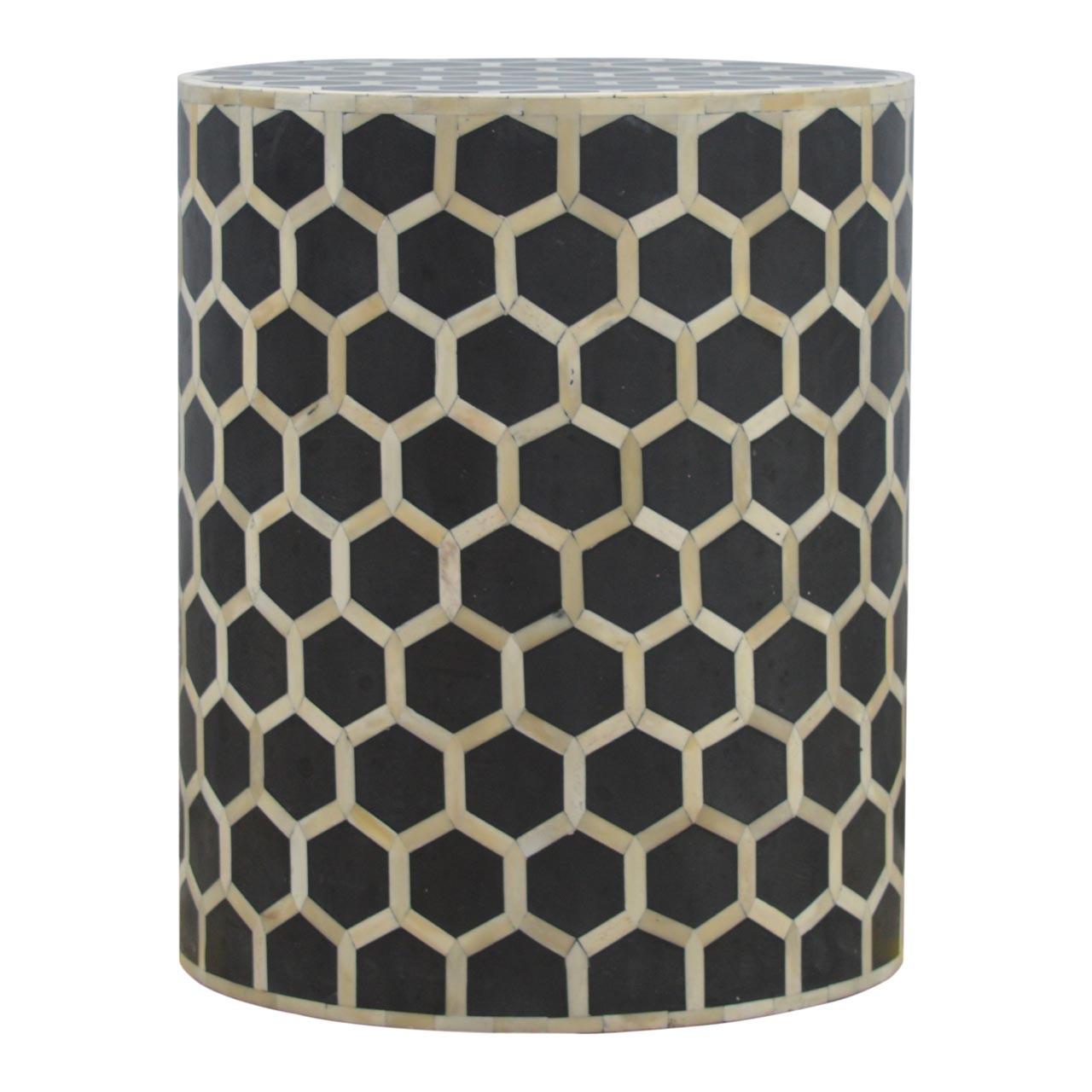 HOCKER aus Massivholz, Beistellhocker - Braun, Holz (46/57/46cm) - Artisan Furniture