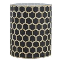 HOCKER aus Massivholz, Beistellhocker - Braun, Holz (46/57/46cm) - Artisan Furniture