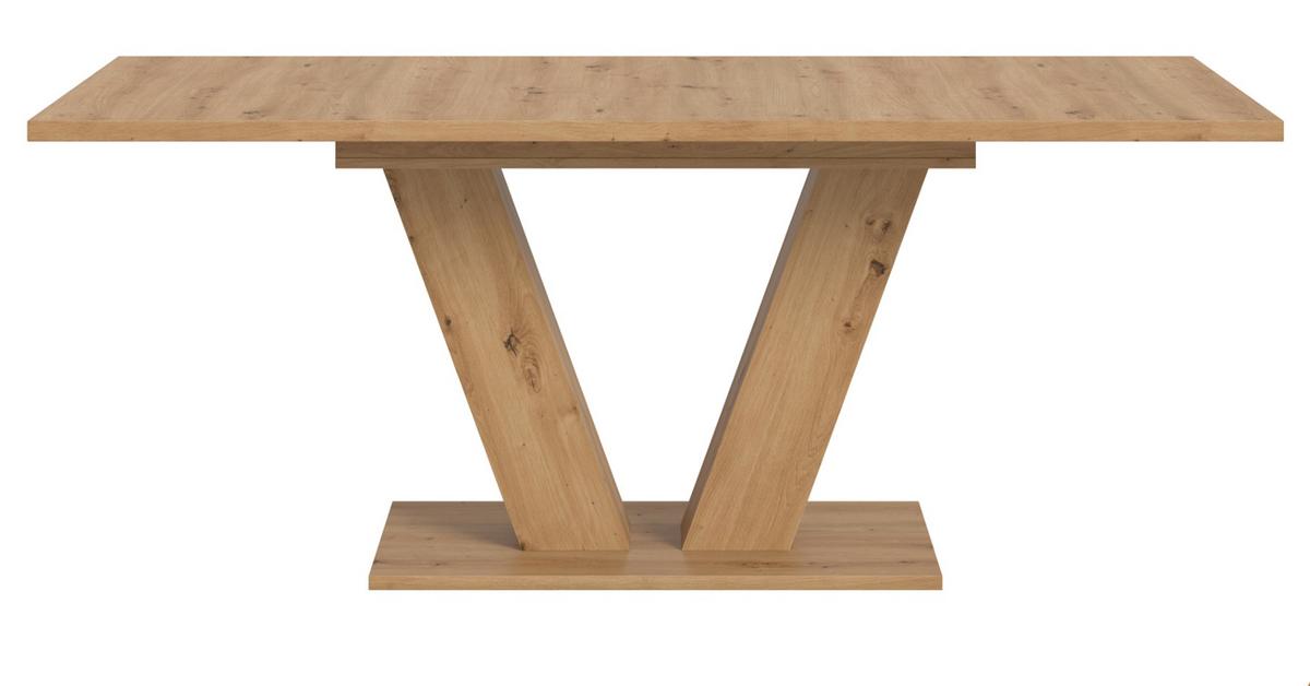 ESSTISCH Eiche Artisan, Küchentisch ausziehbar 150 - 190 cm - Eiche Artisan, Holzwerkstoff/Metall (150/90/76cm) - Inn.Furn