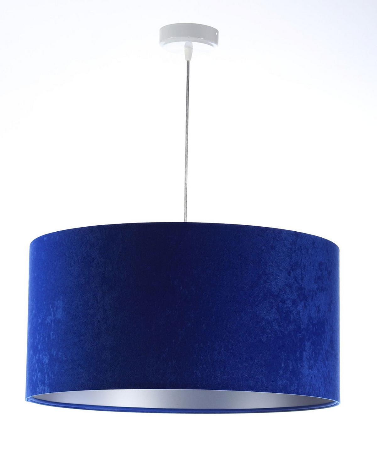 HÄNGELEUCHTE Blau 60/30 cm - Blau/Silberfarben, Kunststoff (60/1.1/30cm) - ONZENO
