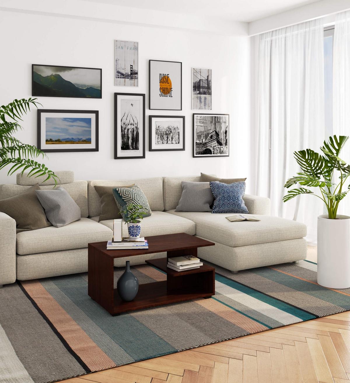 COUCHTISCH Dunkelbraun 45/90/51 - Dunkelbraun, Textil (51/90/45cm) - RAUMHIRSCH FURNITURE