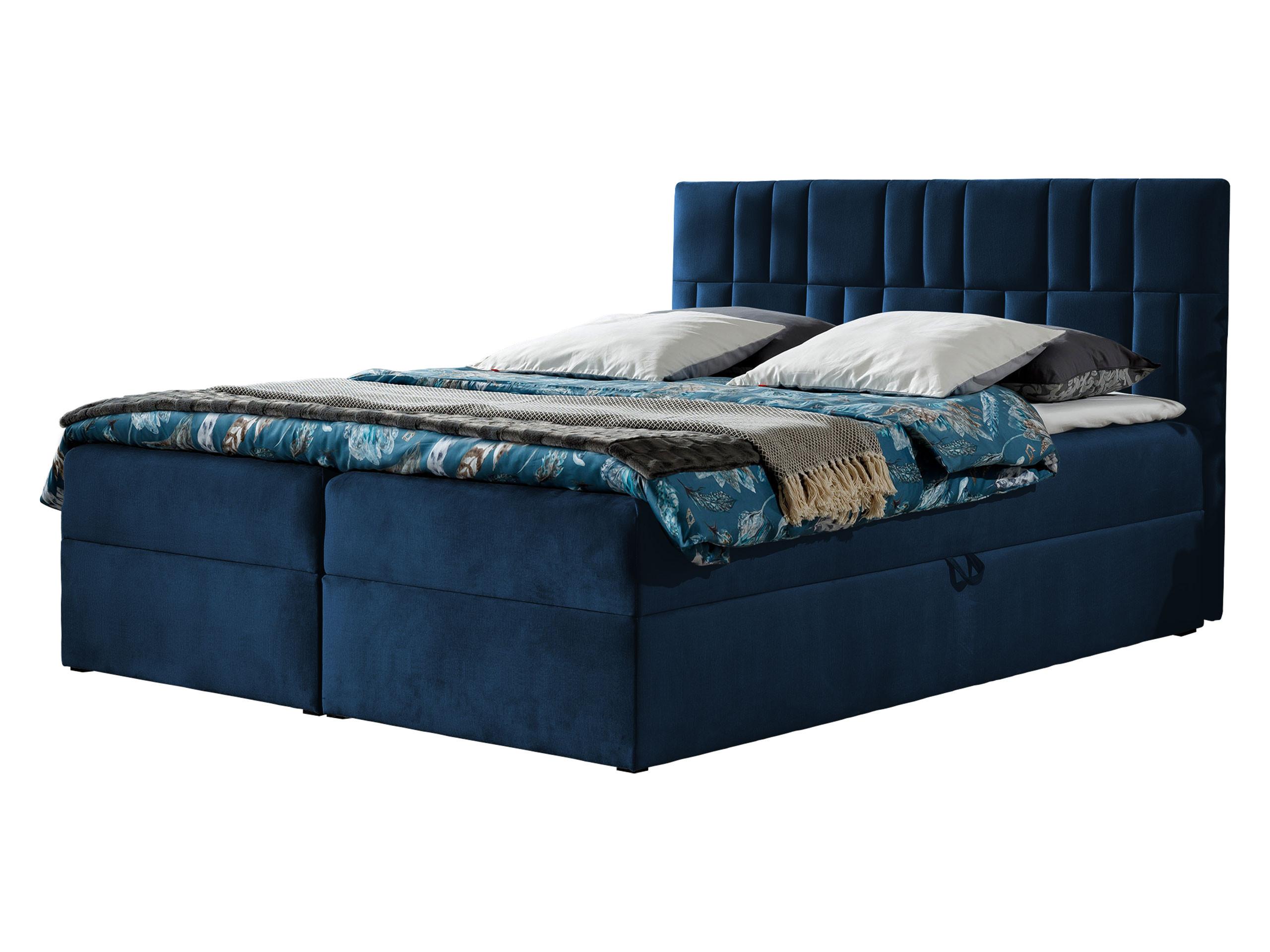 BOXBETT Top 3 - H3 - Blau, Holz (160/200cm) - MIRJAN24