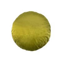 KISSENHÜLLE Rund Samt&Sonders mai-grün 50 cm Ø - Olivgrün/Grün, Textil (50/50cm) - beties Heimtextil
