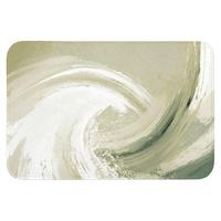 BADEMATTE Abstrakt - Pinselstriche - Wellen - Grün 90x60 cm - Mintgrün, Textil (90/60cm) - OnlyWow