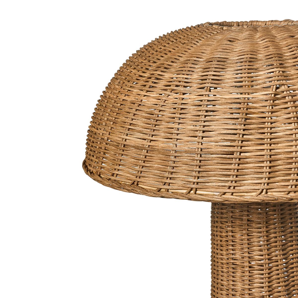 STEHLAMPE Naturfarben Alero - Naturfarben, Kunststoff (41/41/120cm) - Beliani
