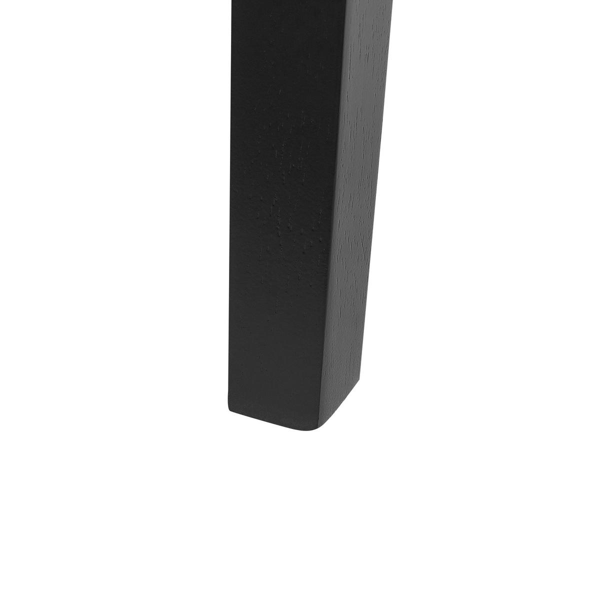 ESSTISCH 150/90/75 cm Hellbraun, Schwarz Rechteckig Lenister - Hellbraun, Holzwerkstoff (150/90/75cm) - Beliani