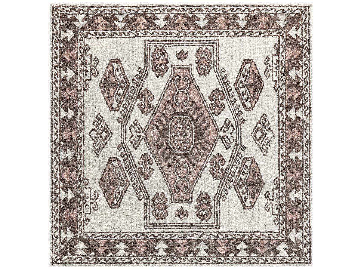 VINTAGE-TEPPICH Tomarza 200/200 cm - Multicolor, Textil (200/200cm) - Beliani