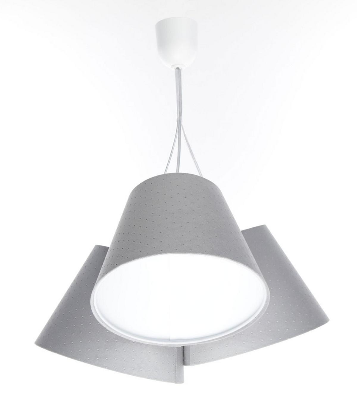 HÄNGELEUCHTE Grau 26/19 cm - Grau, Kunststoff (26/0.8/19cm) - ONZENO