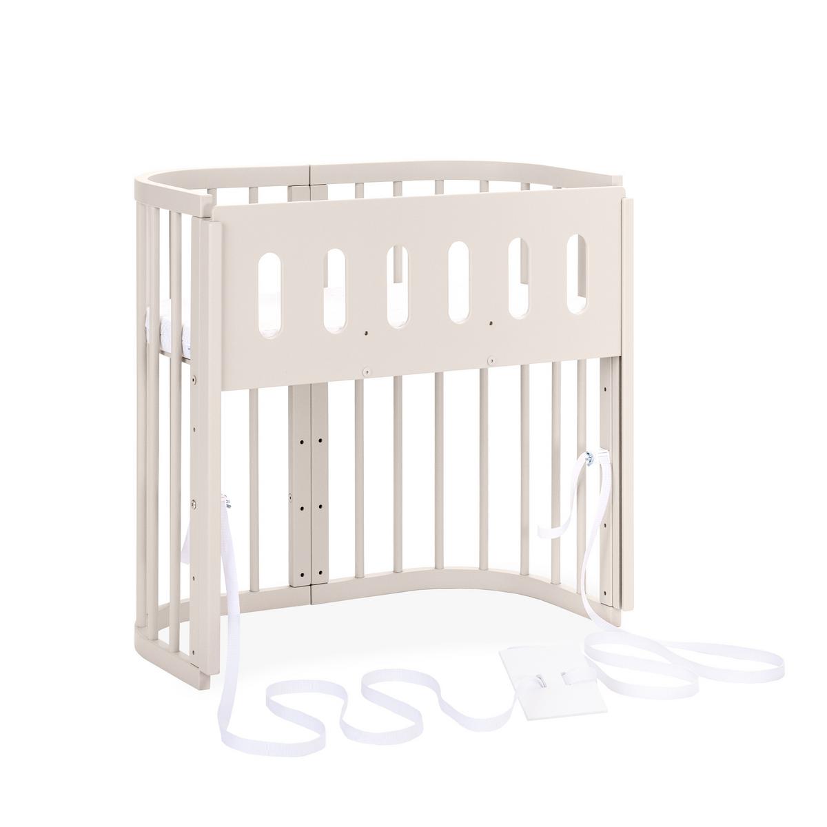 BABYBETT Kaschmir, 7in1 mit Matratze - Kaschmir, Holz/Textil (73/124cm) - waldin