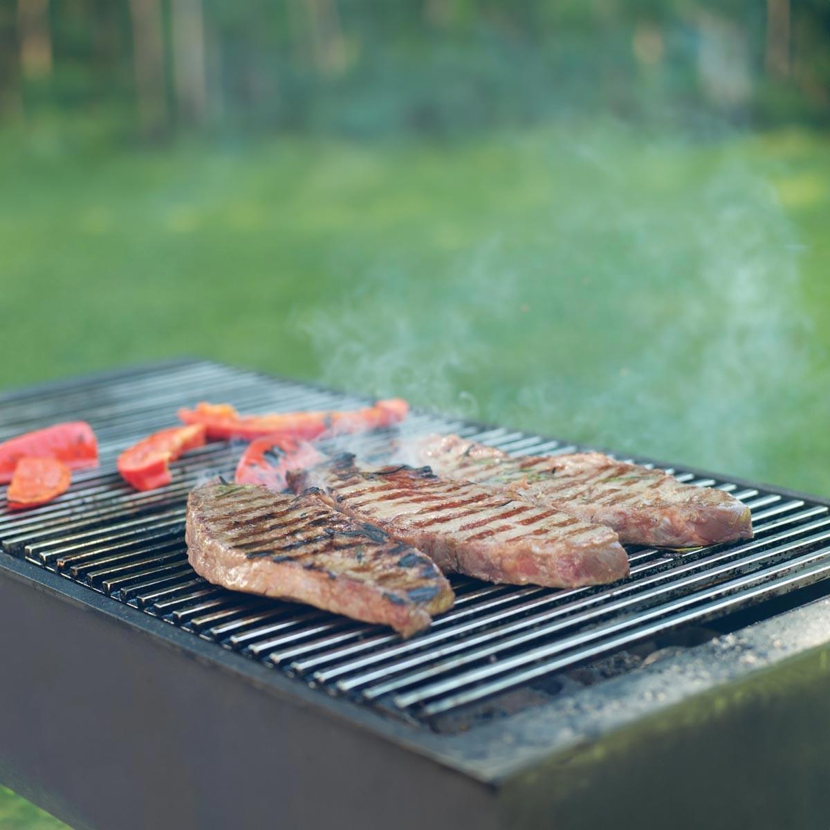 GRILLROST - Silberfarben, Metall (40/60cm) - ECD-Germany