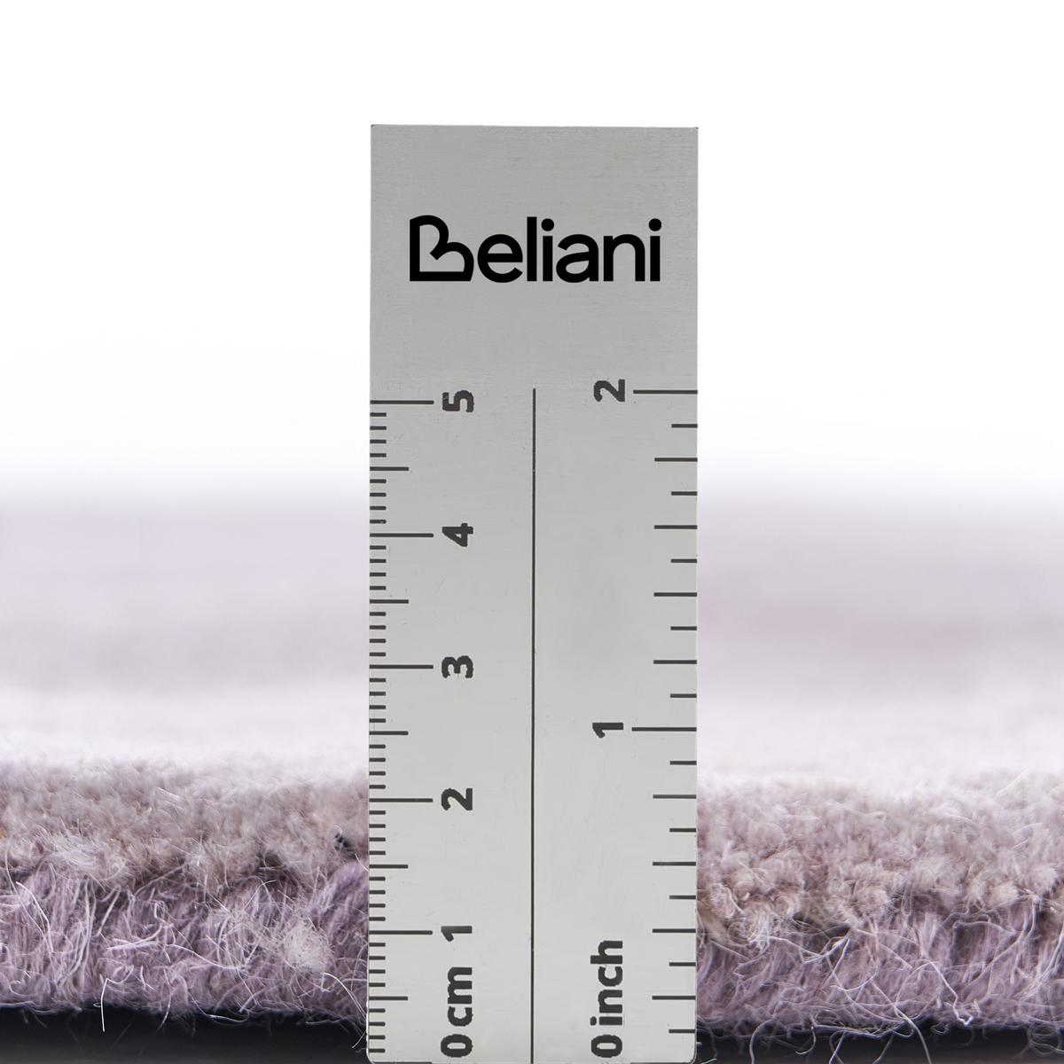 TEPPICH Violett 140 cm Wolle Kokkini - Violett, Textil (140/140cm) - Beliani
