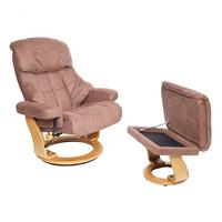 RELAXSESSEL XXL Braun - Braun, Textil (97/112/88cm) - MCA