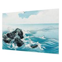 FOTOTAPETE 152x104 cm - Meeresszene - Blau, Textil (152/104cm) - Wallfluent