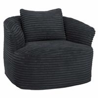 SESSEL Grau - Grau, Textil (100/66/86cm) - MCW
