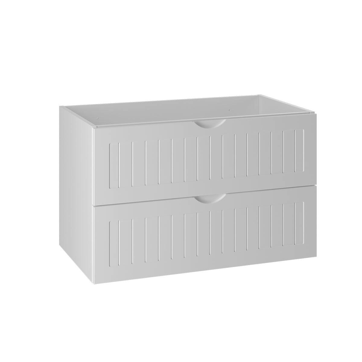 WASCHTISCHUNTERSCHRANK 80cm Soline Weiß - Weiß, Holzwerkstoff (80/50/45.8cm) - Petits-meubles