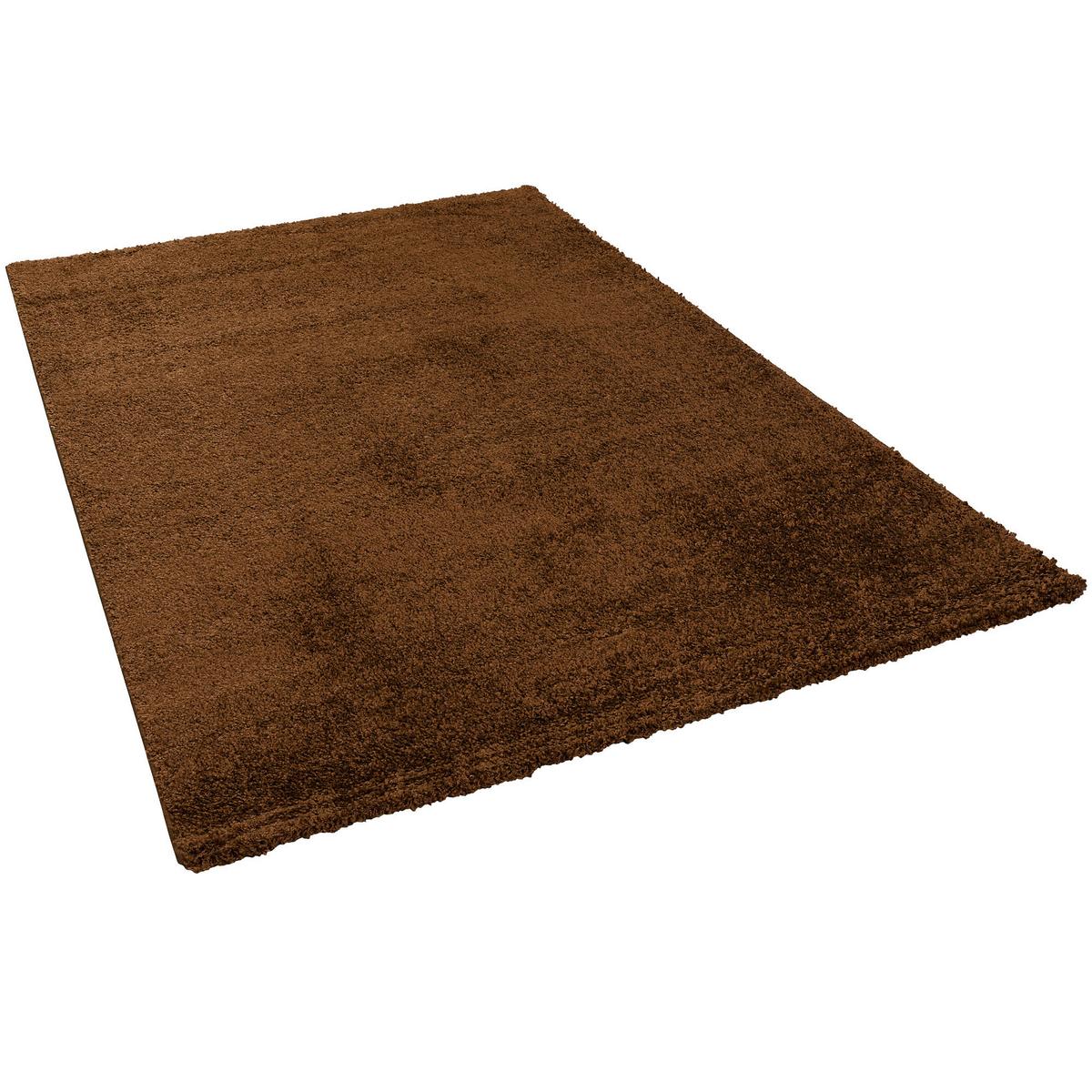 HOCHFLOR LANGFLOR TEPPICH ALOHA - Braun, Textil (60/110cm) - Pergamon