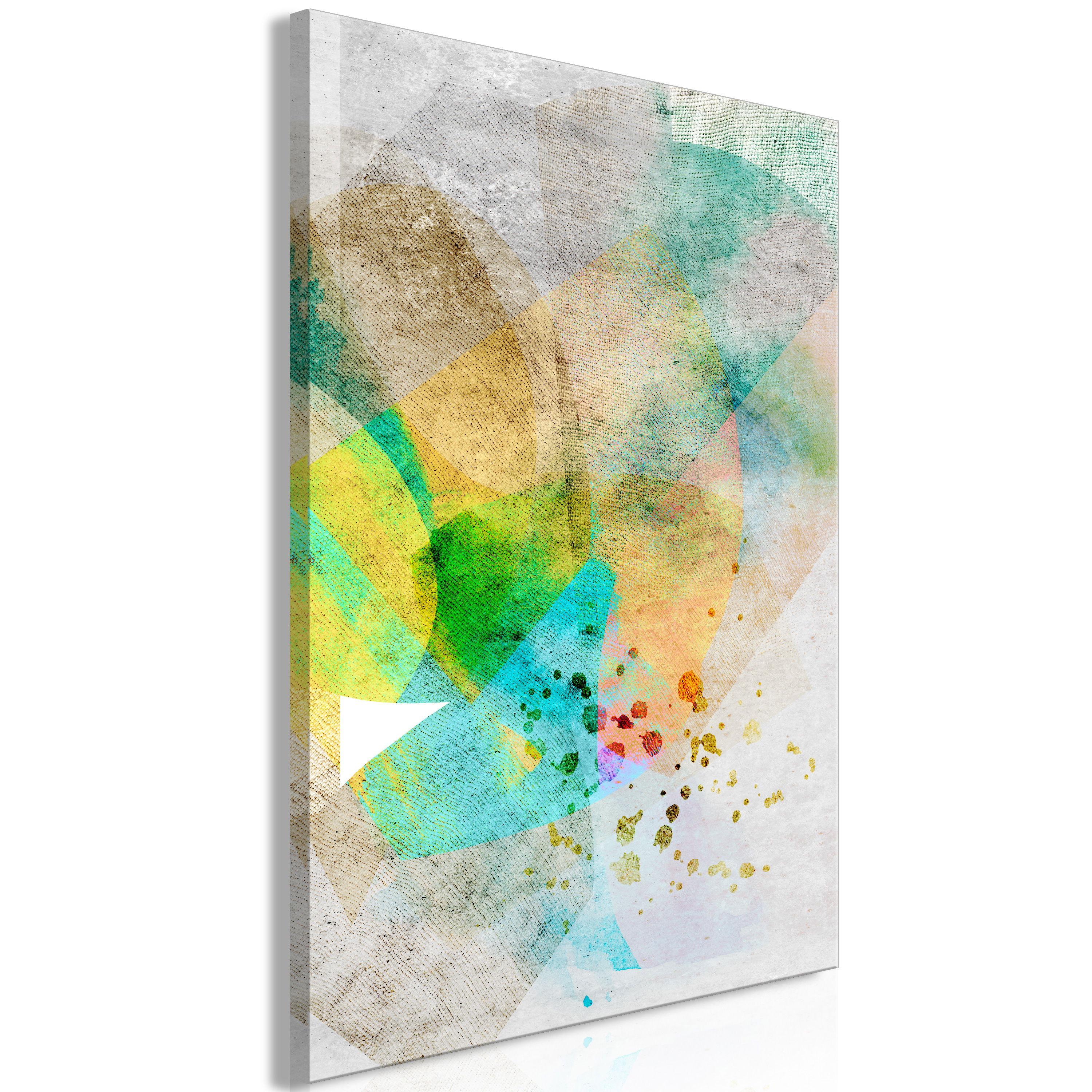 KUNSTDRUCK Bunt 40/60 cm - Multicolor, Textil (40/60cm) - KUNSTLOFT