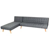 ECKSOFA Anthrazit - Dunkelgrau/Anthrazit, Textil (256/176cm) - MCW
