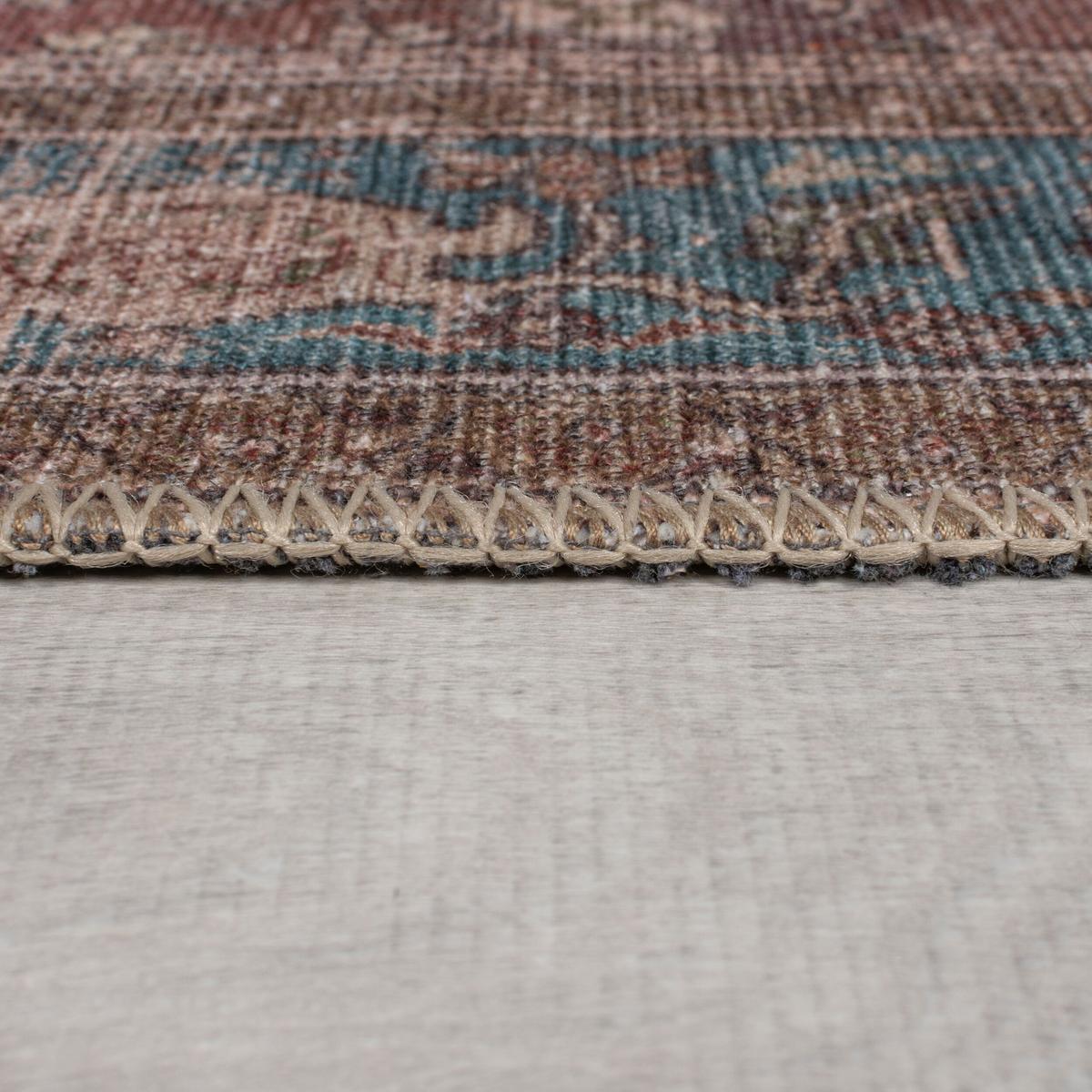 TEPPICH Waschbar HURST, orientalisch, Rot, 115 x 170 cm - Rot, Textil (170/115cm) - KADIMA DESIGN