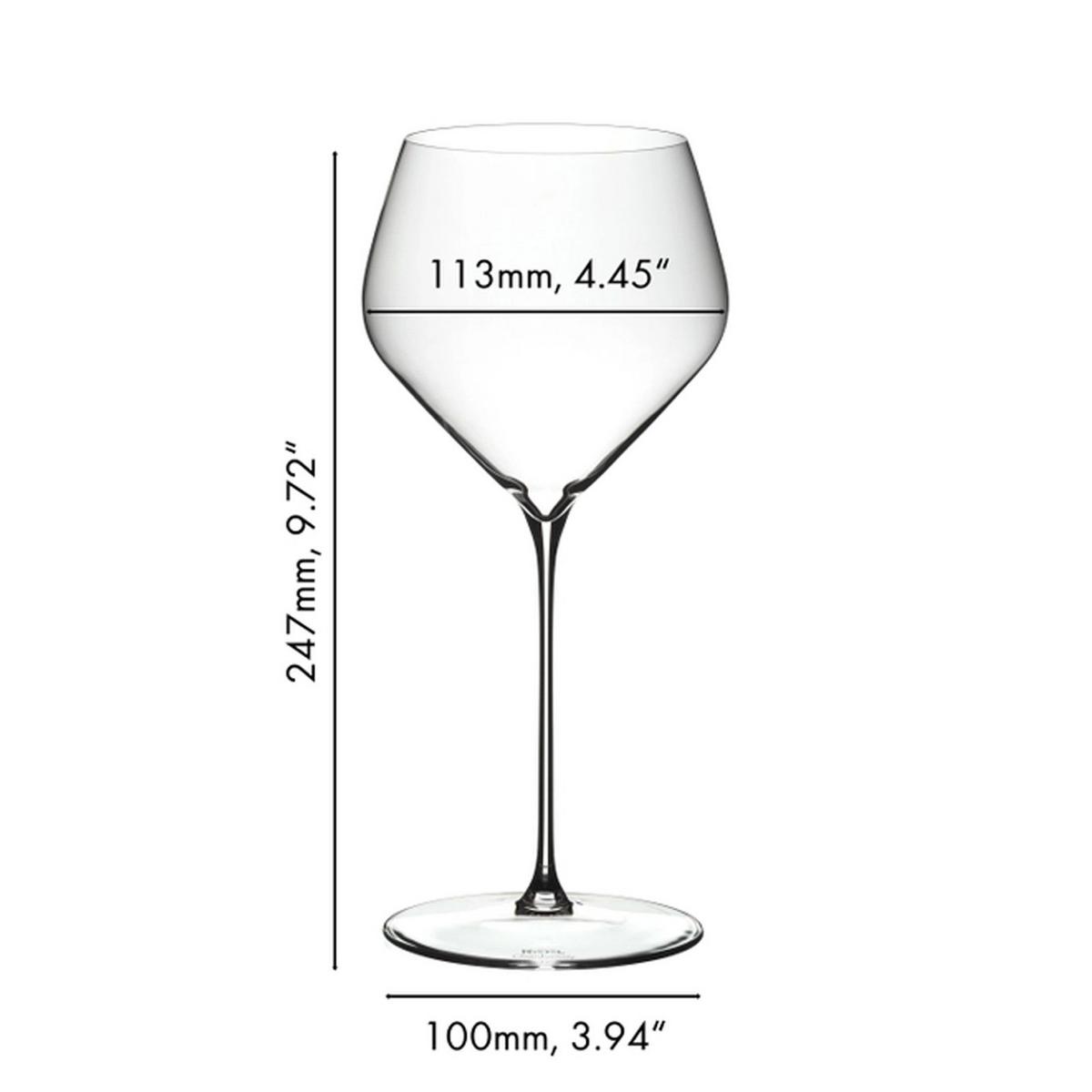 CHARDONNAY WEINGLÄSER Veloce transparent 690 ml 2er Set - Transparent, Glas (0.69L) - Riedel