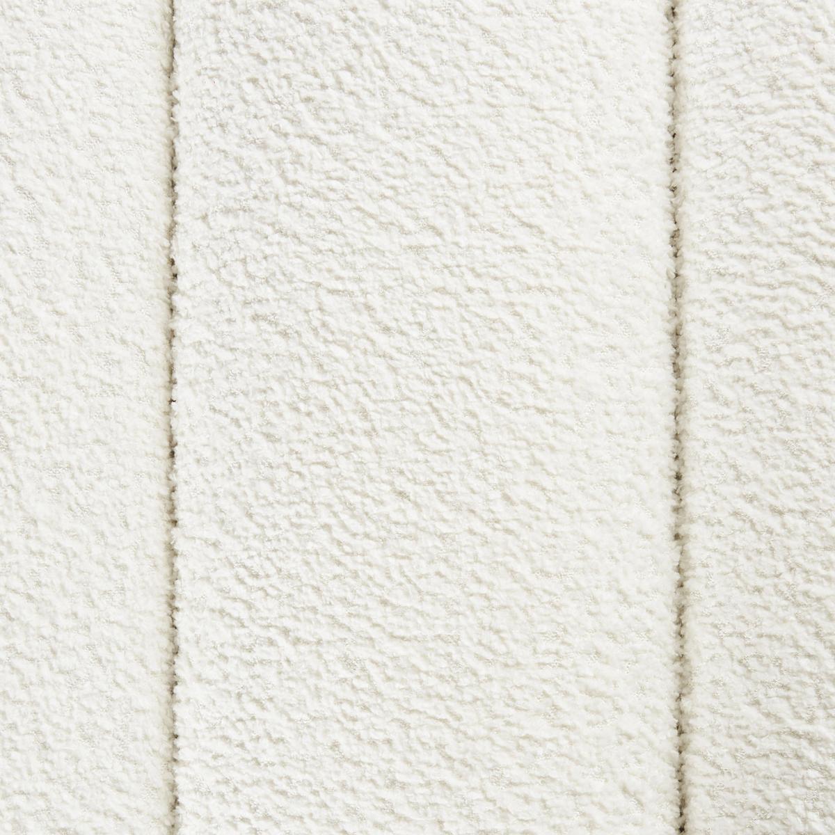 BANK Cremeweiß Carey - Schwarz/Weiß, Textil (125/44/49cm) - Beliani