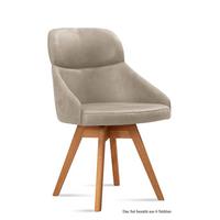 ESSZIMMERSTUHL drehbar (6er-Set) Drala 52x82x63 Eiche geölt/Natur - Eichefarben/Naturfarben, Kunststoff (63/82/52cm) - 58aufmkessel