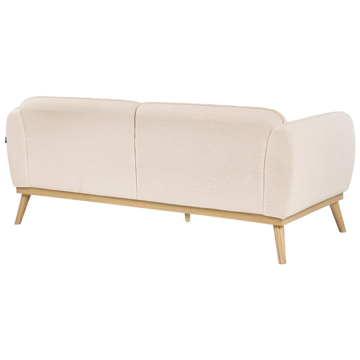 SOFA-SET 5-Sitzer Bouclé Hellbeige Ljung - Hellbraun/Beige, Textil (210/82/82cm) - Beliani