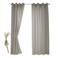 VORHANG 2ER SET BERLIN HxB 245x140cm Stein - Pinienfarben, Textil (140/245/245cm) - Gardinenbox