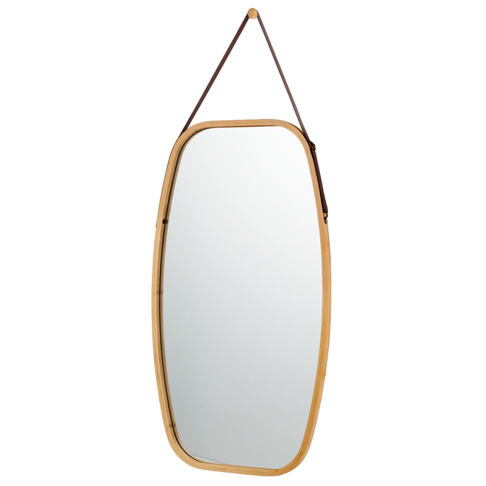 BADEZIMMERSPIGEL Holz - Naturfarben, Naturmaterialen (77/2/44cm) - COSTWAY